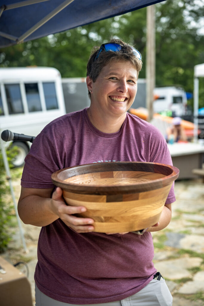 Custom bowl made by Mike Gustin